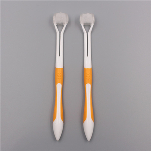 Cepillo de dientes para mascotas con cerdas de plástico reemplazables