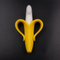 Cepillo de dientes para niños de silicona con forma de plátano